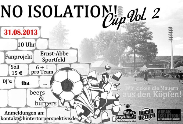No Isolation Cup 2013